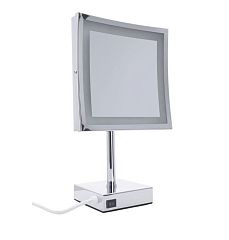 Косметическое зеркало Lvyi 2205D с Led подсветкой глянцевый хром